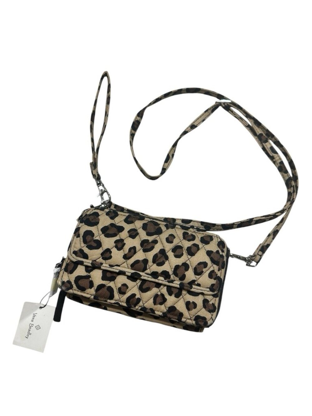 Vera bradley crossbody mini all in one leopard new
